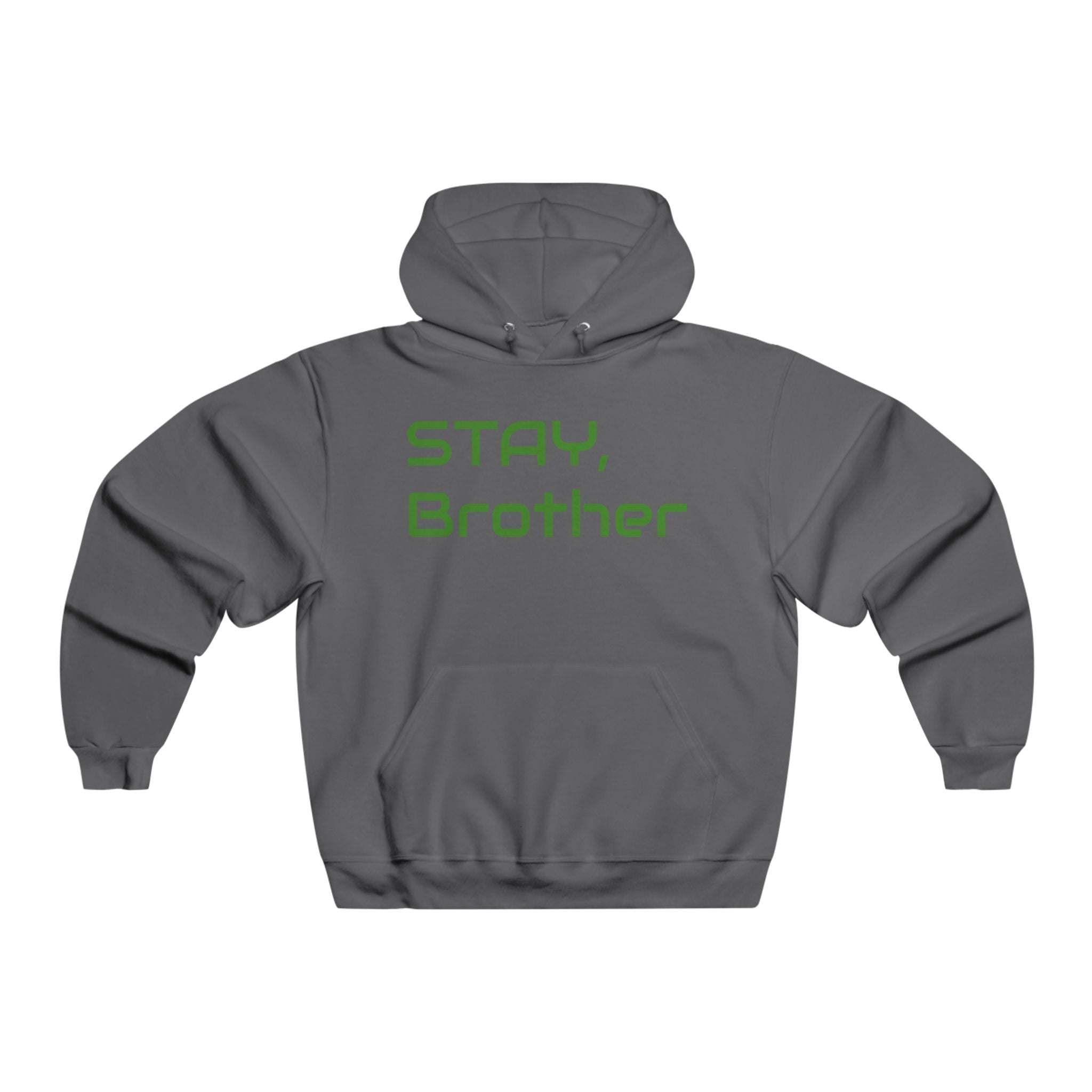 Zero Male Suicides Hoodie — "Stay, Brother" Mental Health Awareness Sweatshirt