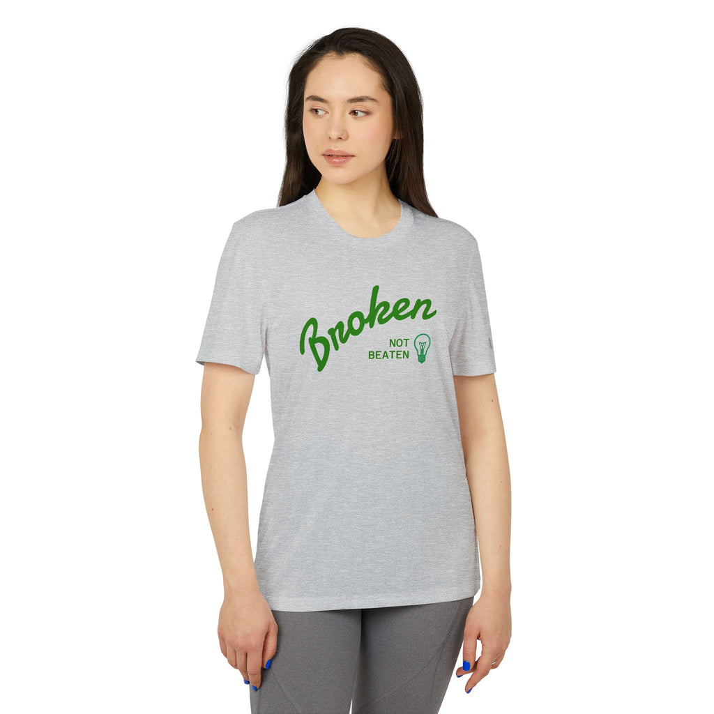 Broken Not Beaten T-Shirt — "We Break. We Rebuild. We Rise." Motivational Tee