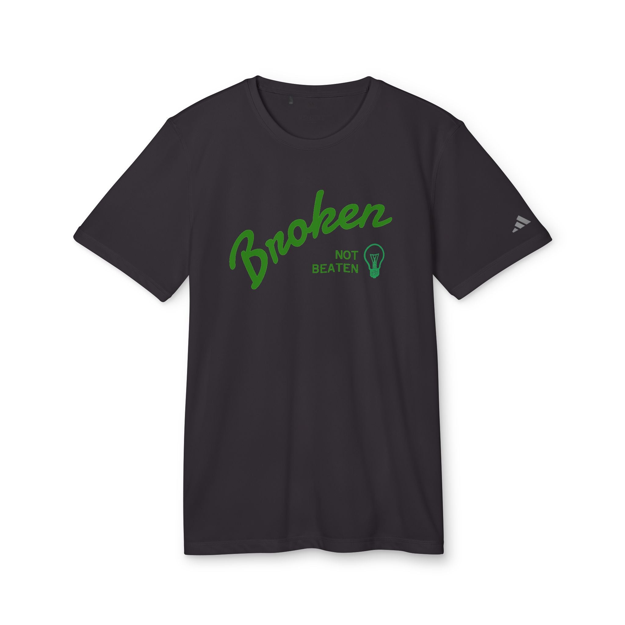 Broken Not Beaten T-Shirt — "We Break. We Rebuild. We Rise." Motivational Tee