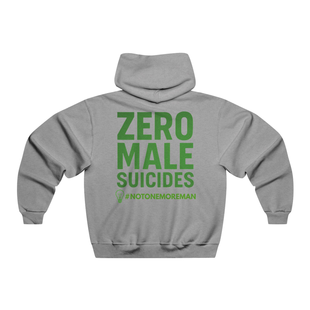 Zero Male Suicides Hoodie — "Stay, Brother" Mental Health Awareness Sweatshirt