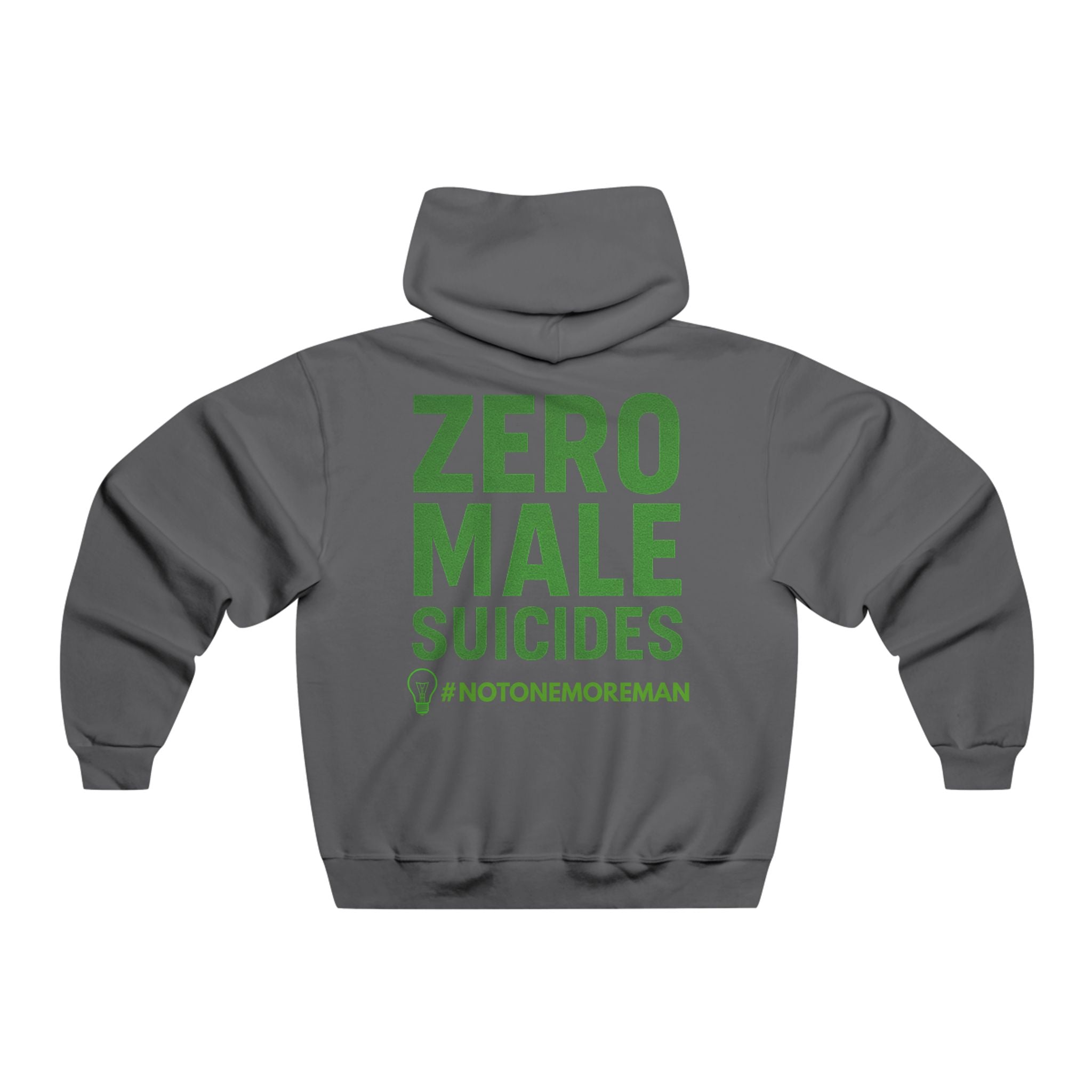Zero Male Suicides Hoodie — "Stay, Brother" Mental Health Awareness Sweatshirt